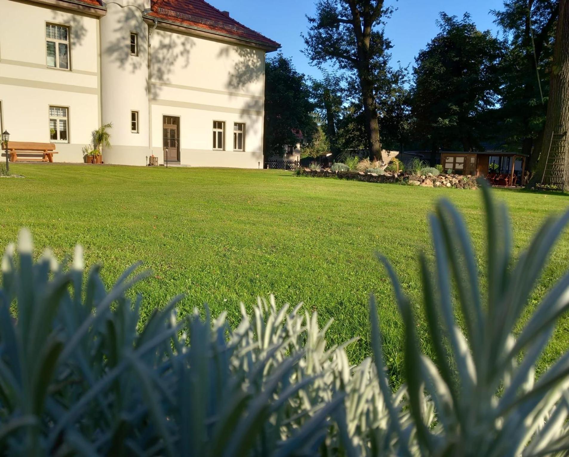 Ferienwohnung Gutshaus Klitzschen Mockrehna Exterior foto
